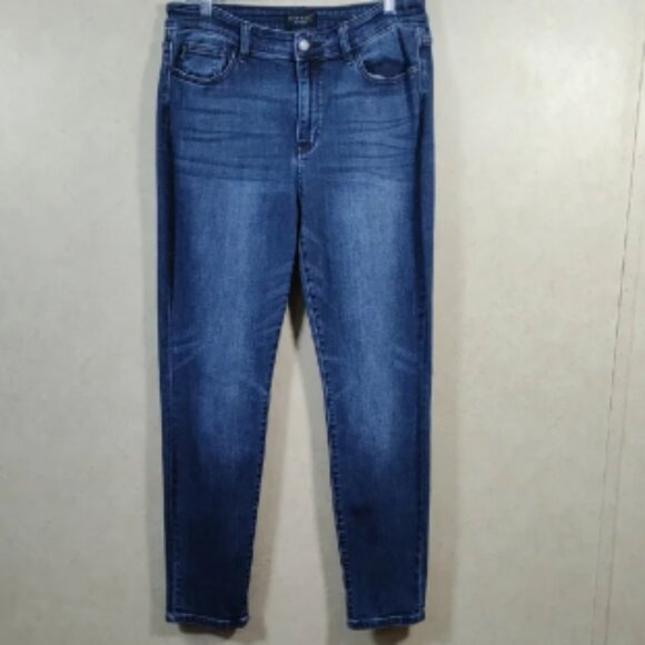 09159 Judy Blue Slim Fit stretch blue jeans 13/31 - Picture 1 of 6
